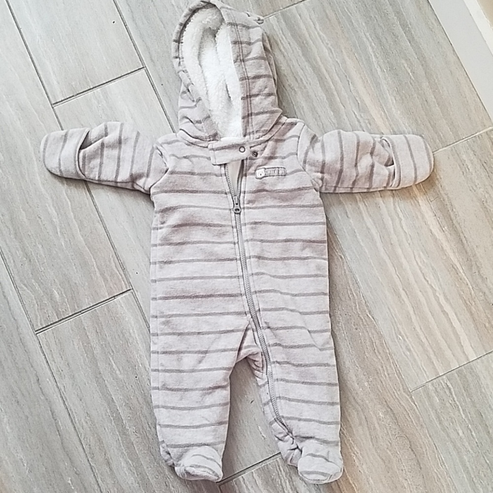 Carter's thick fleece one piece